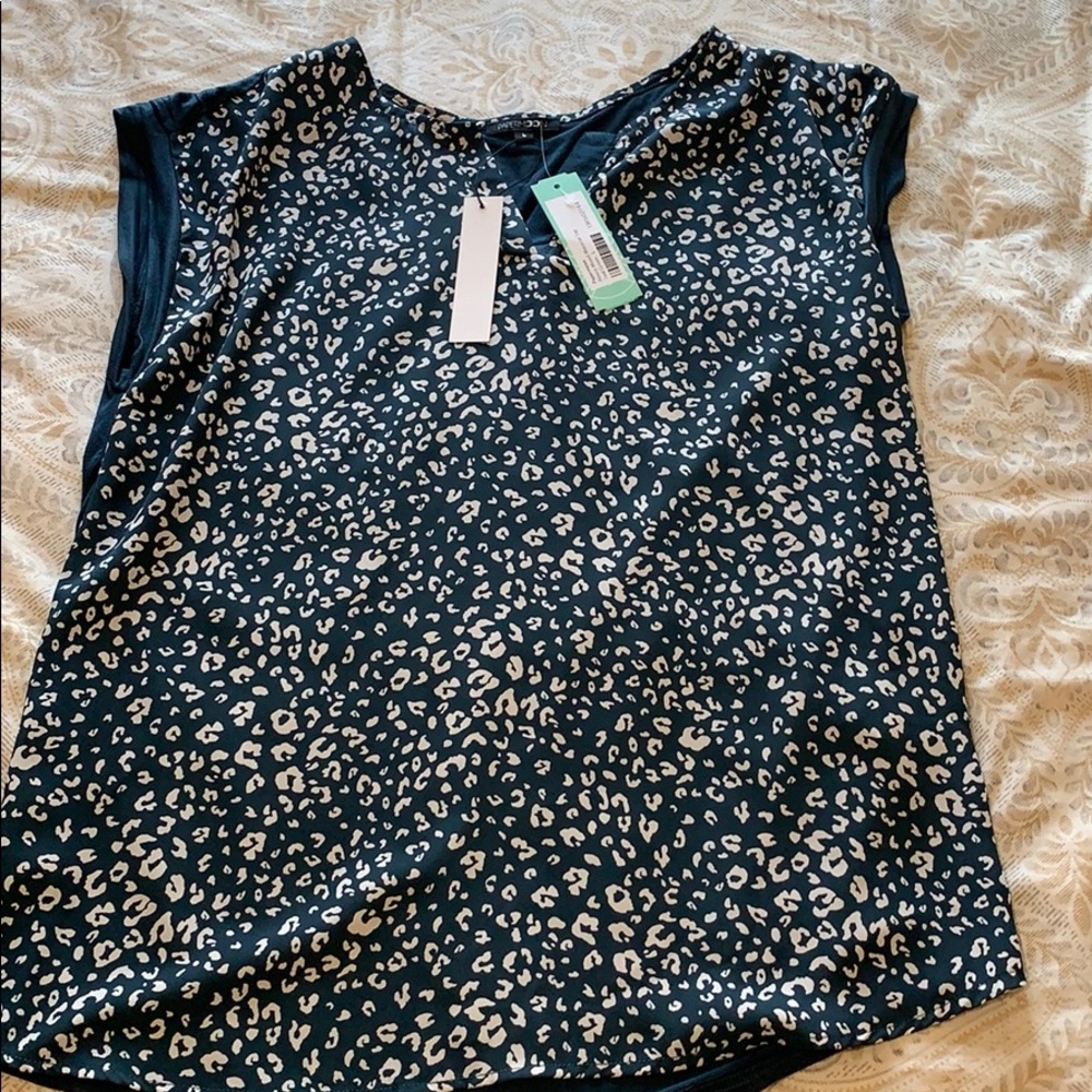 Papermoon Reece Mixed Material Top